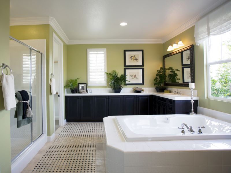 Bathroom Remodel Featuring Bathtub